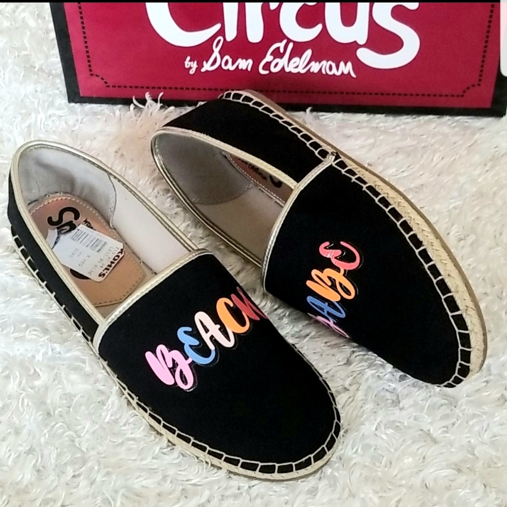 Circus by Sam Edelman Black Beach Babe Espadrilles